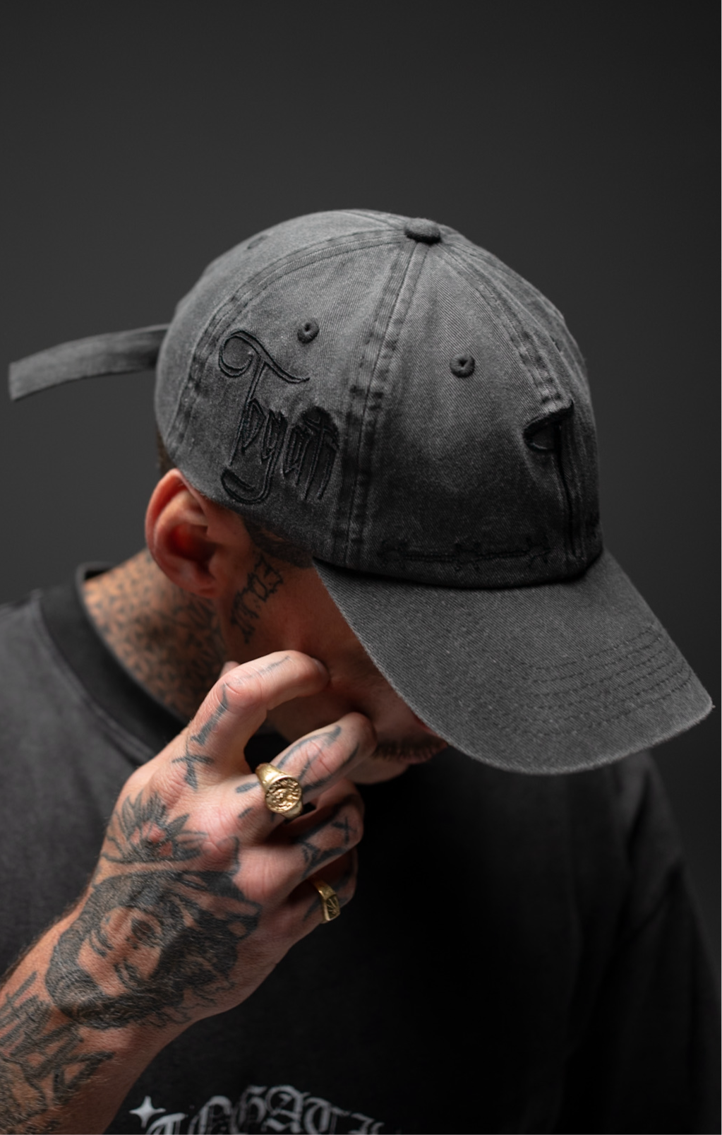 Stone Wash Strap back